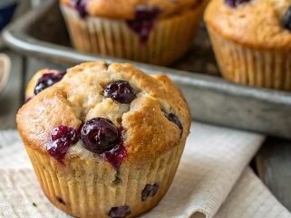 ultra zoom close up of freshly baked healthy greek edited