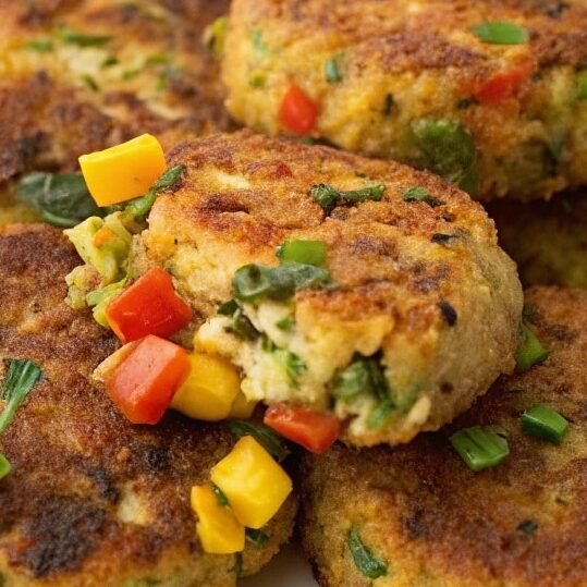 healthy veggie rice fritters for babies and toddle edited