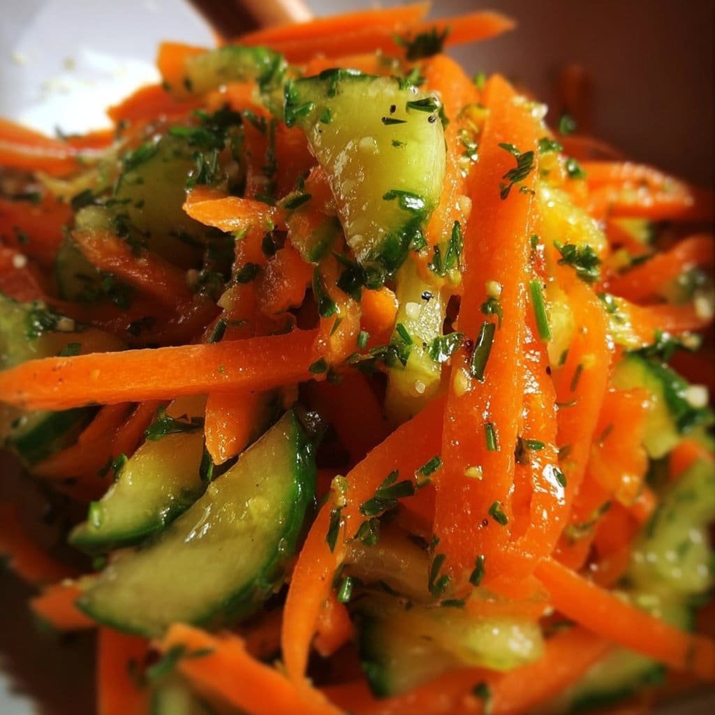 Cucumber Carrot Salad