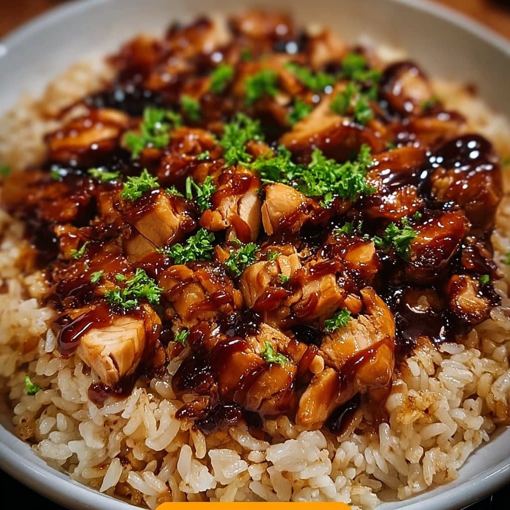 Honey BBQ Chicken Rice