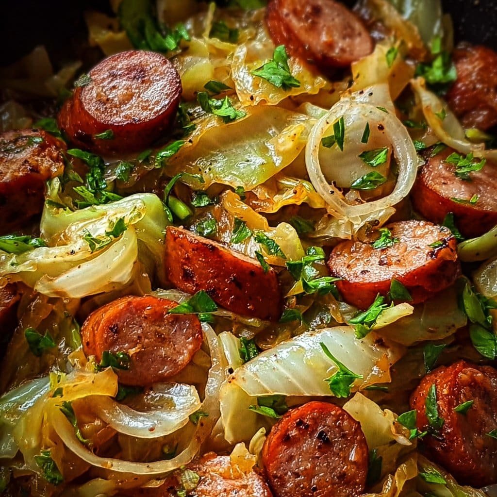 Sausage and Cabbage Stir Fry