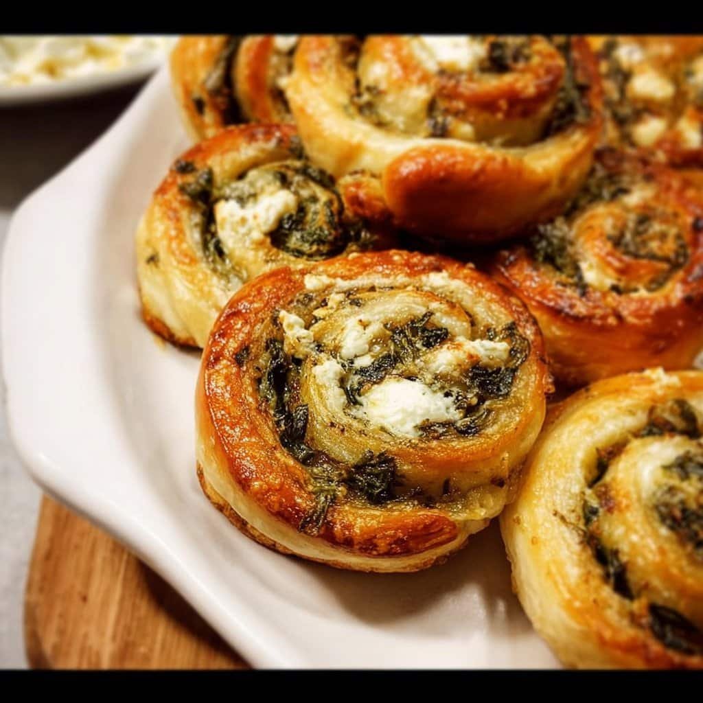 Spinach and Feta Pinwheels