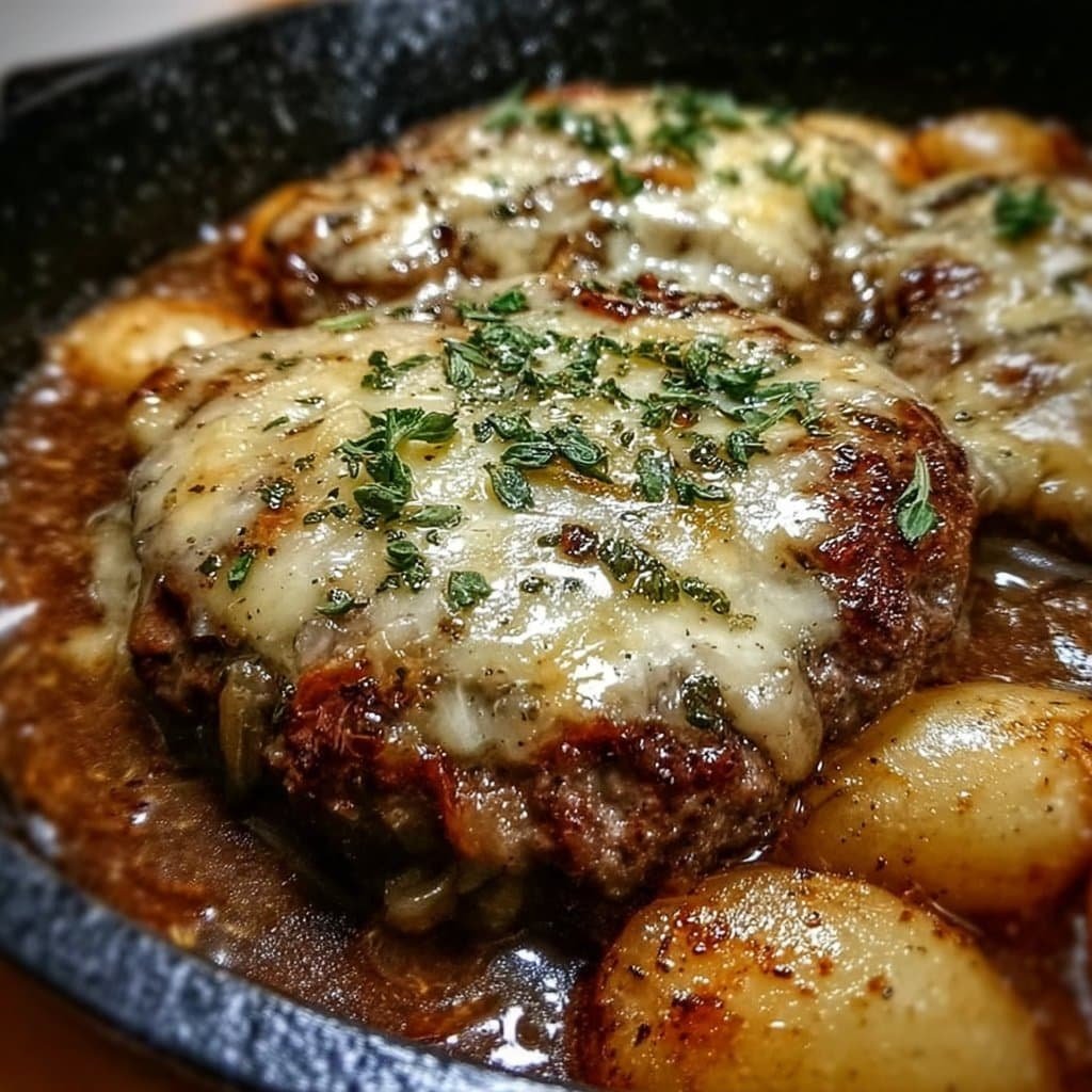 Amish Hamburger Steak Bake