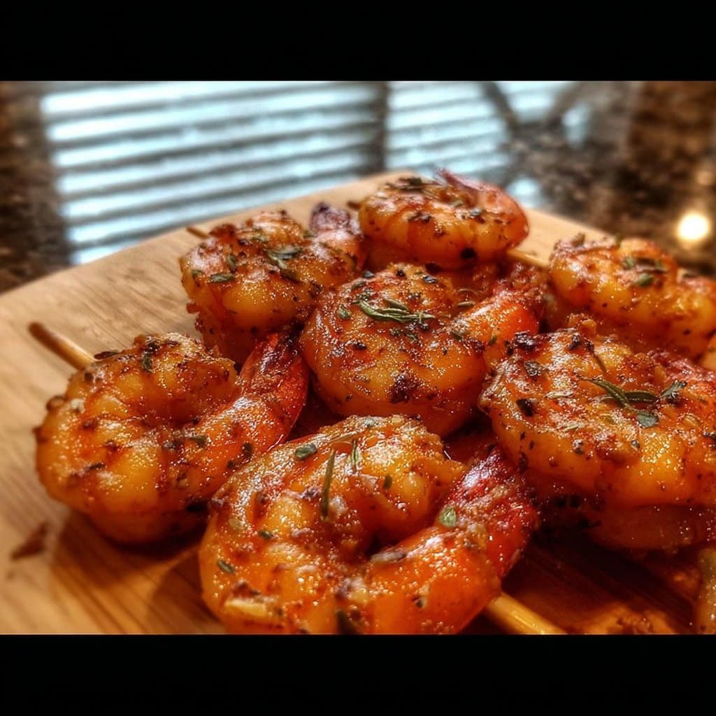 Grilled Garlic and Herb Shrimp