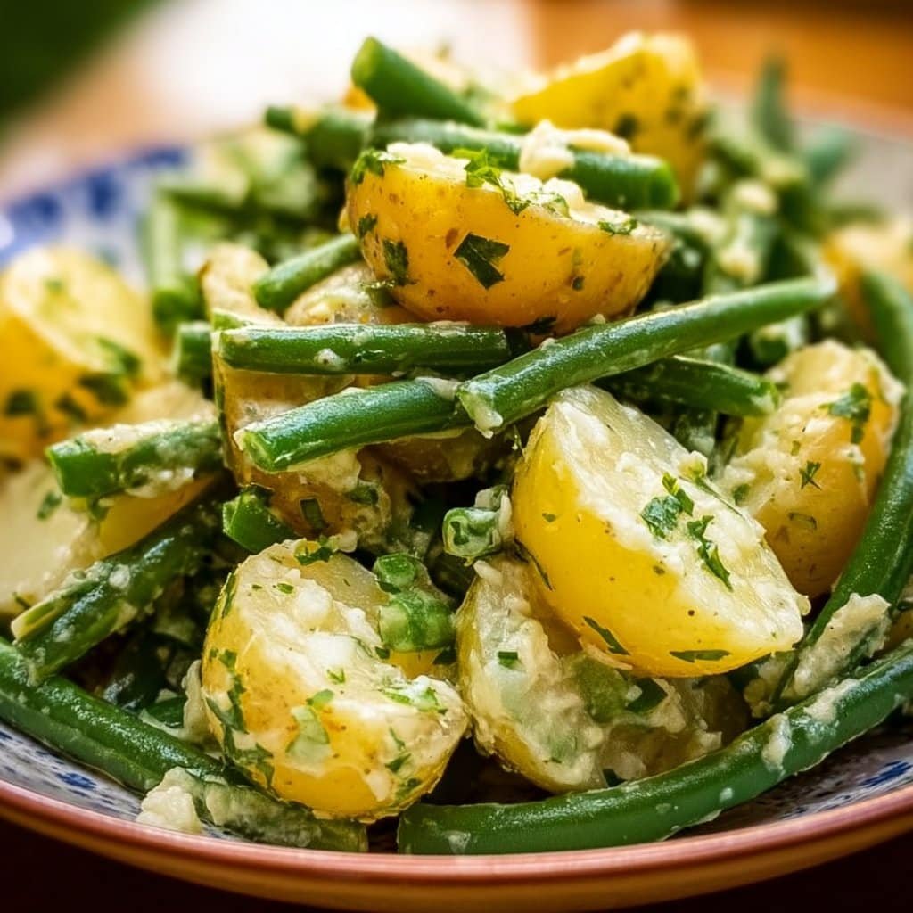 Creamy Green Bean Potato Salad