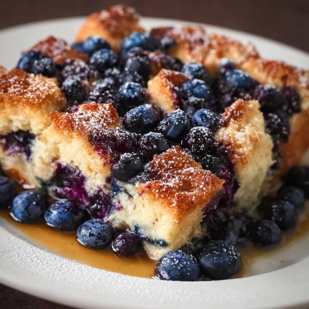 Quick Blueberry French Toast Casserole