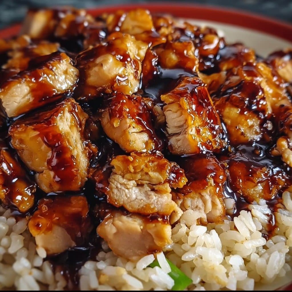 Honey BBQ Chicken Rice