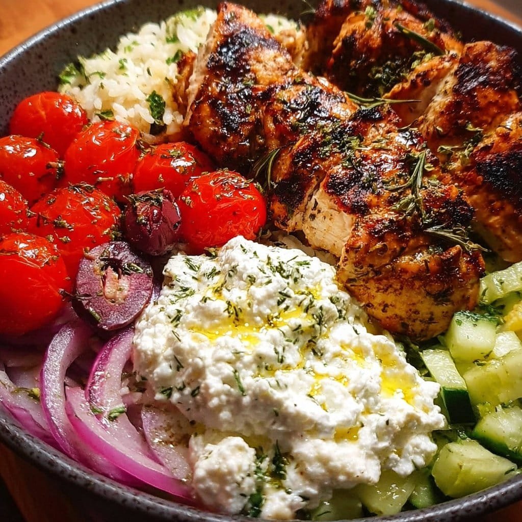 Greek Chicken Bowls