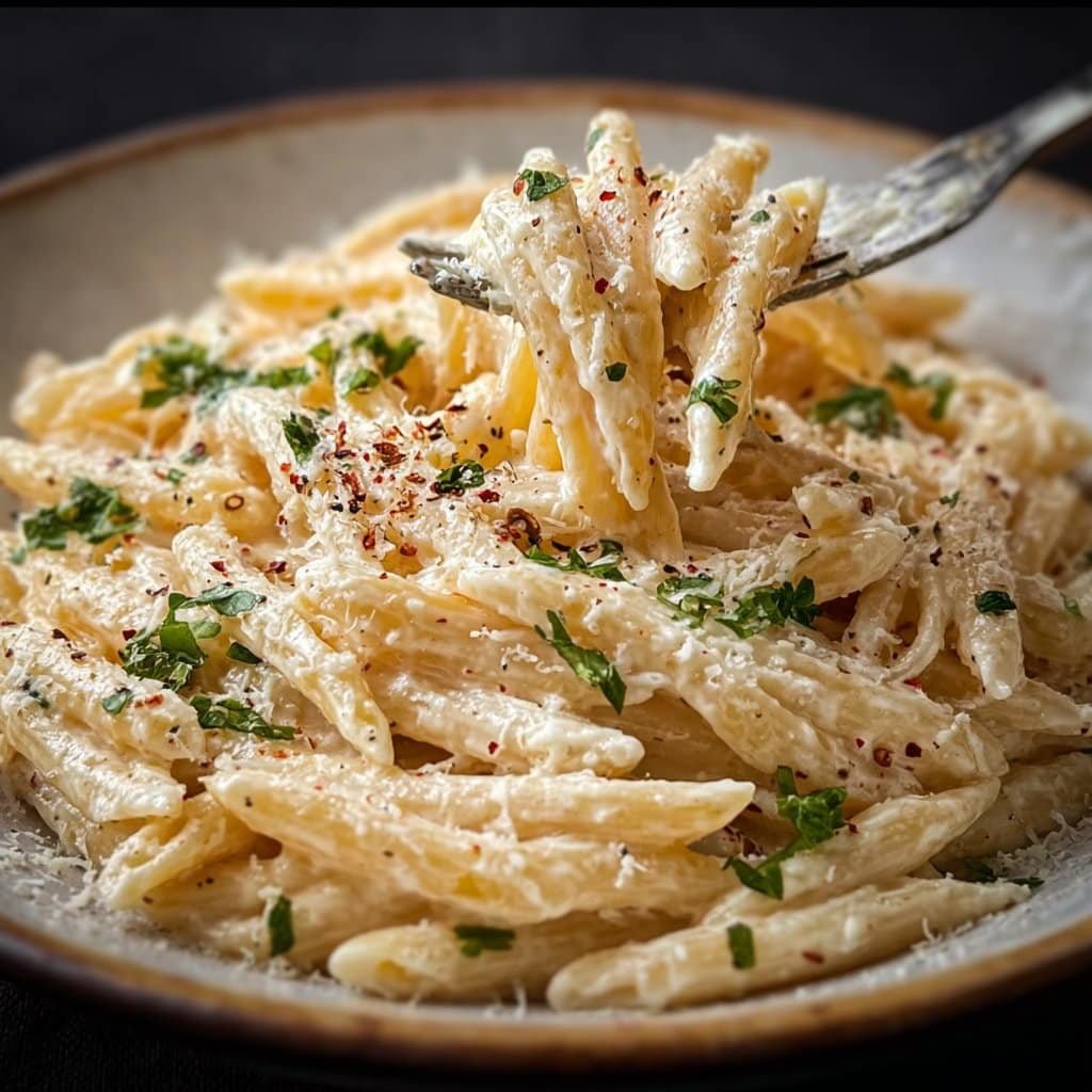One Pot Creamy Garlic Pasta