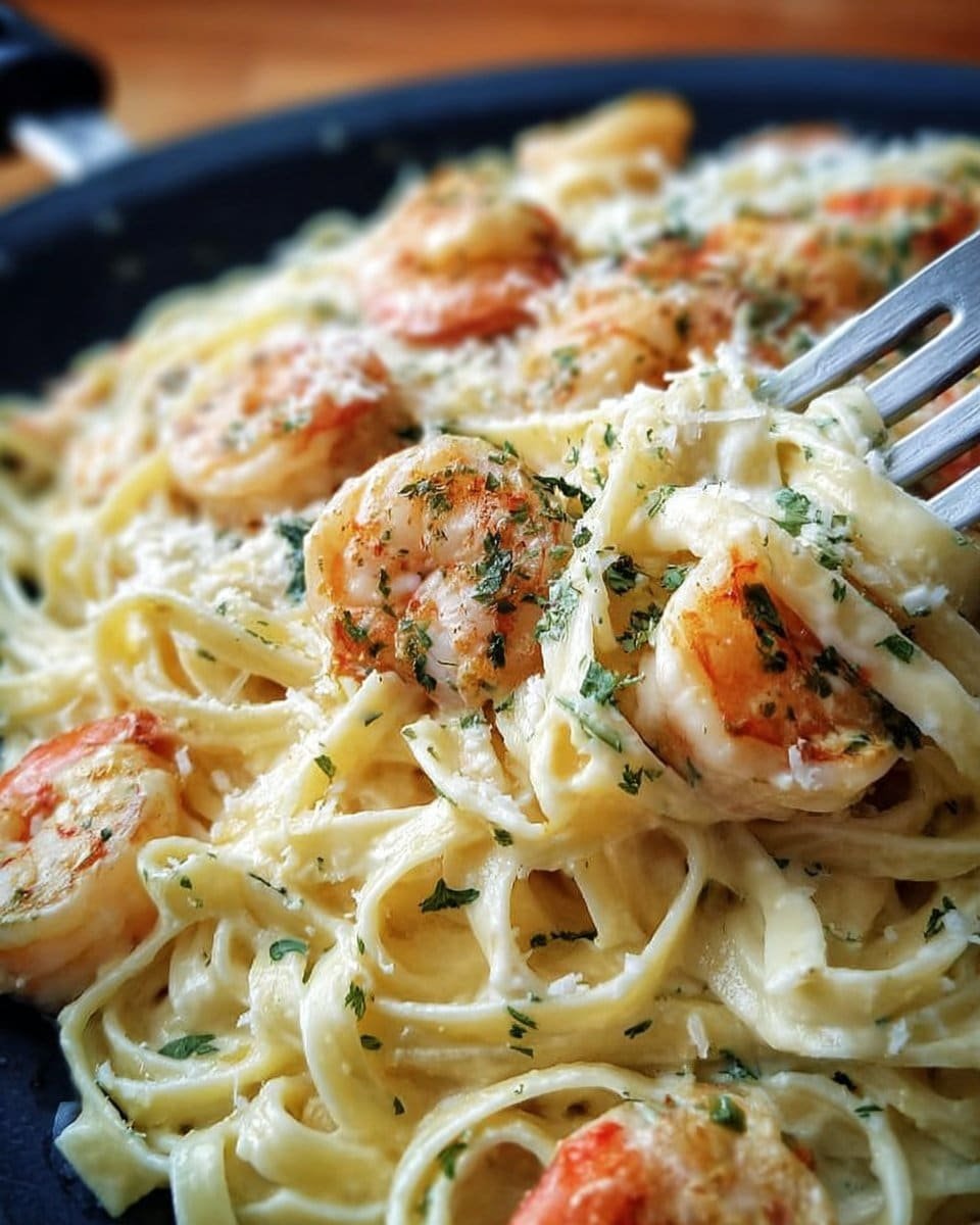 Seafood Linguine Alfredo