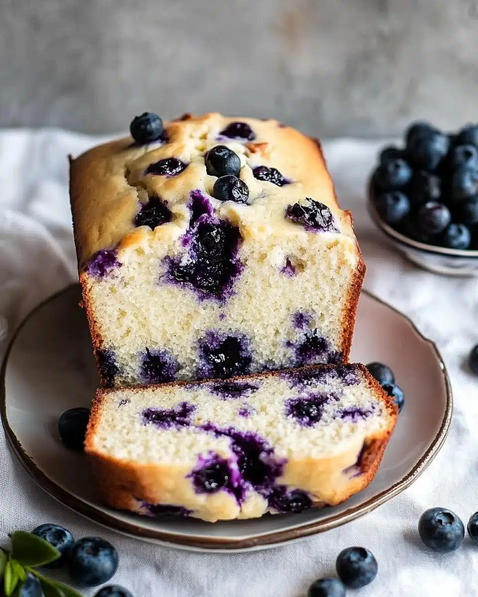 Best Blueberry Cream Cheese Bread