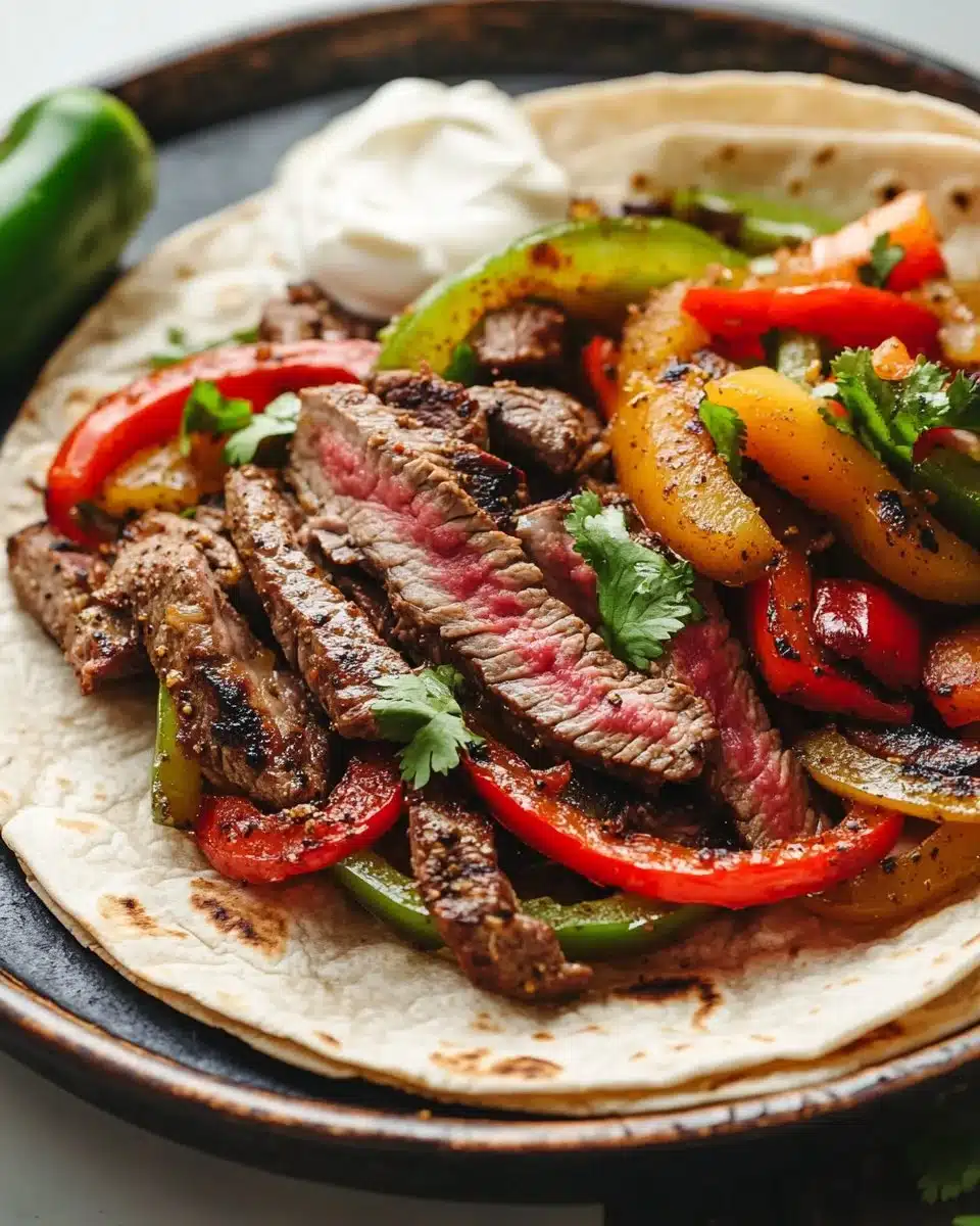 Blackstone Steak Fajitas