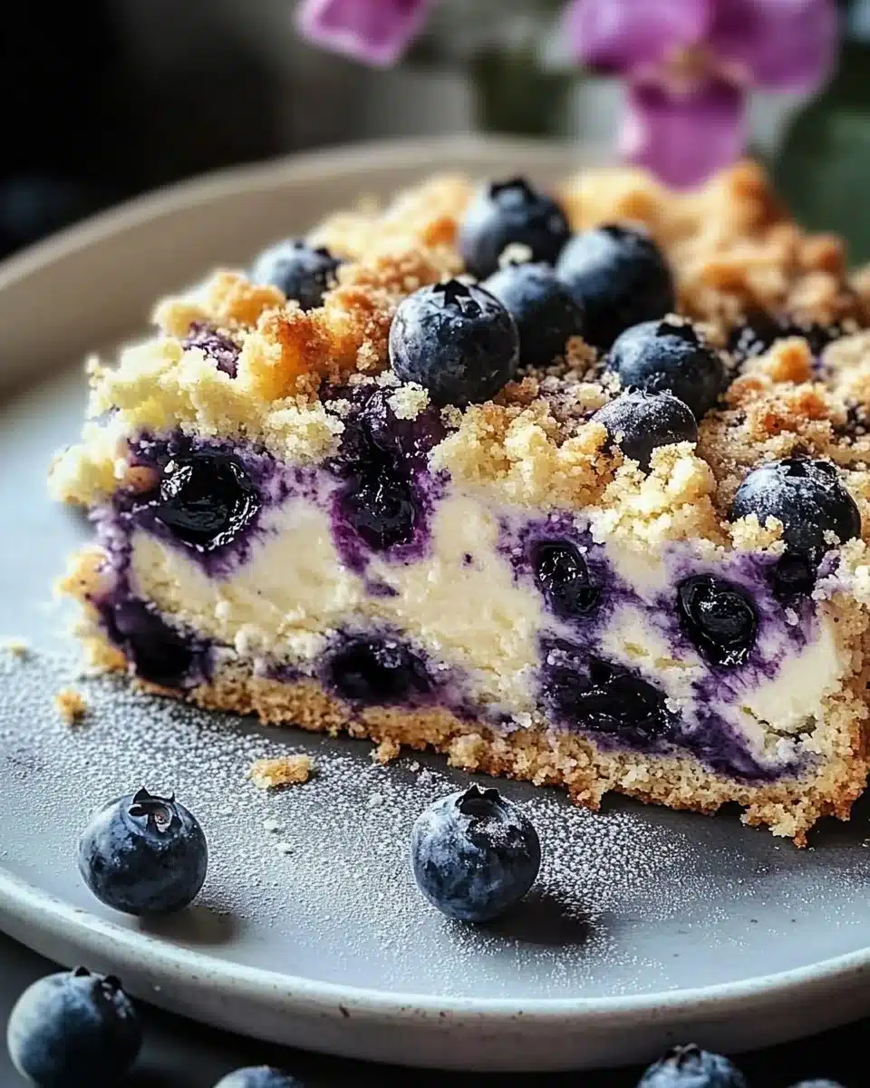 Blueberry Cream Cheese Coffee Cake Recipe