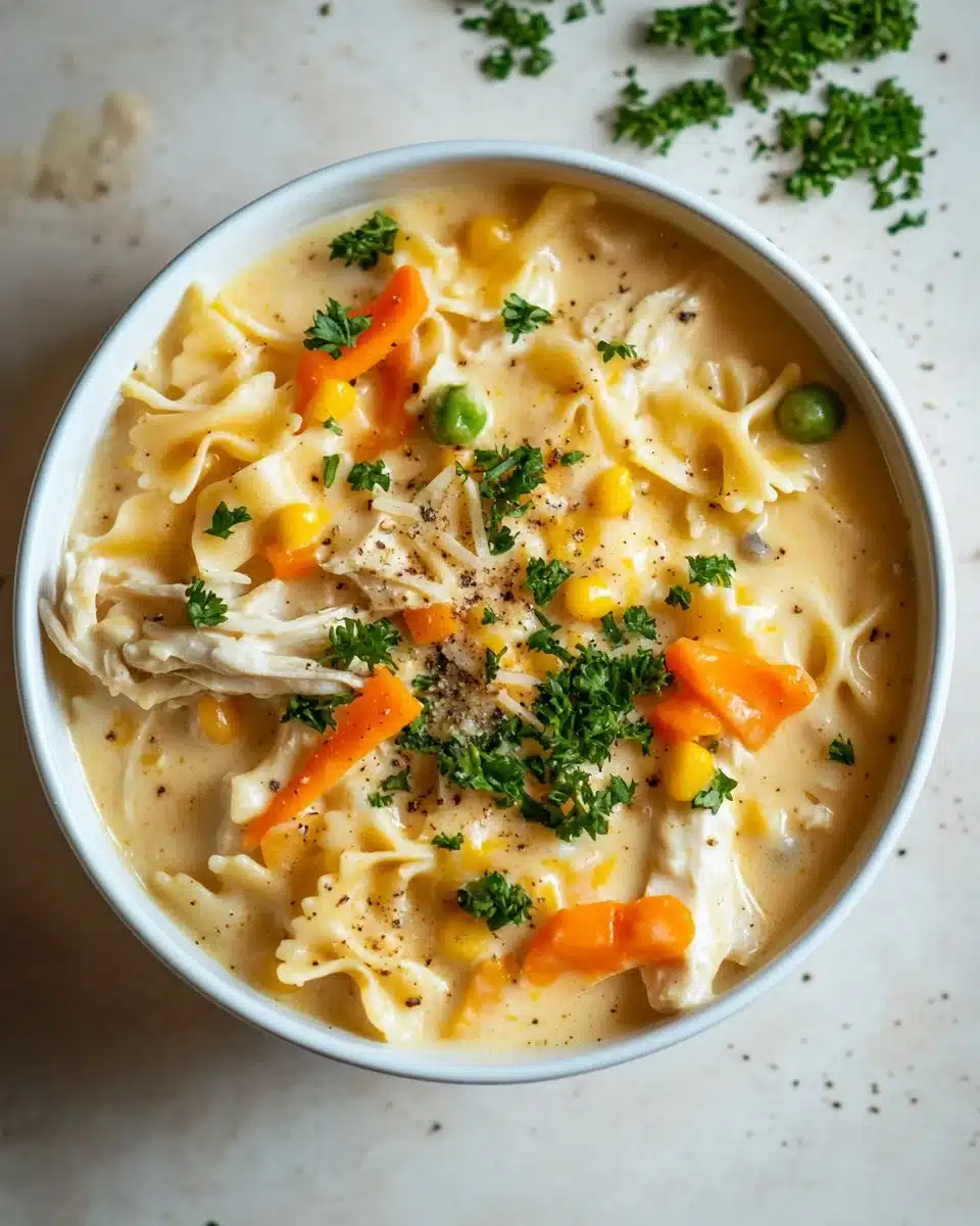Classic Chicken Pot Pie Pasta