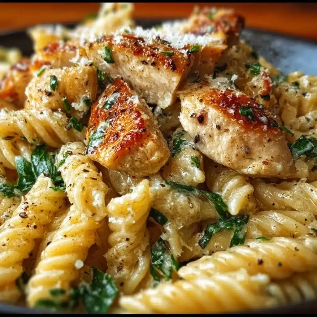 Creamy Garlic Parmesan Chicken Pasta