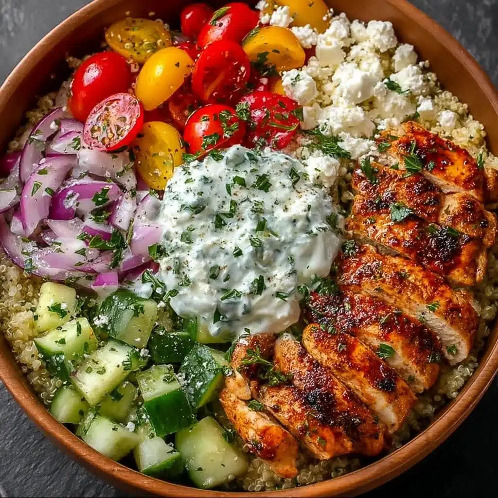 Greek Chicken Bowls