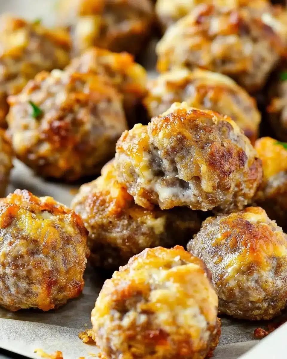 Keto Cream Cheese Sausage Balls