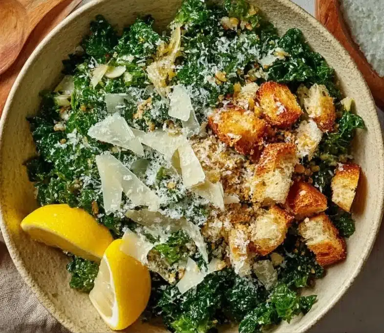 Lemon Parm Kale Salad