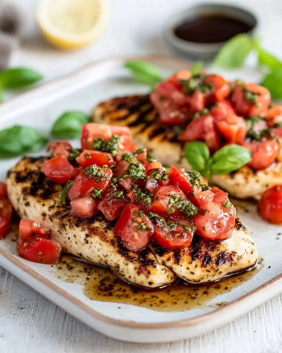 Pesto Bruschetta Chicken