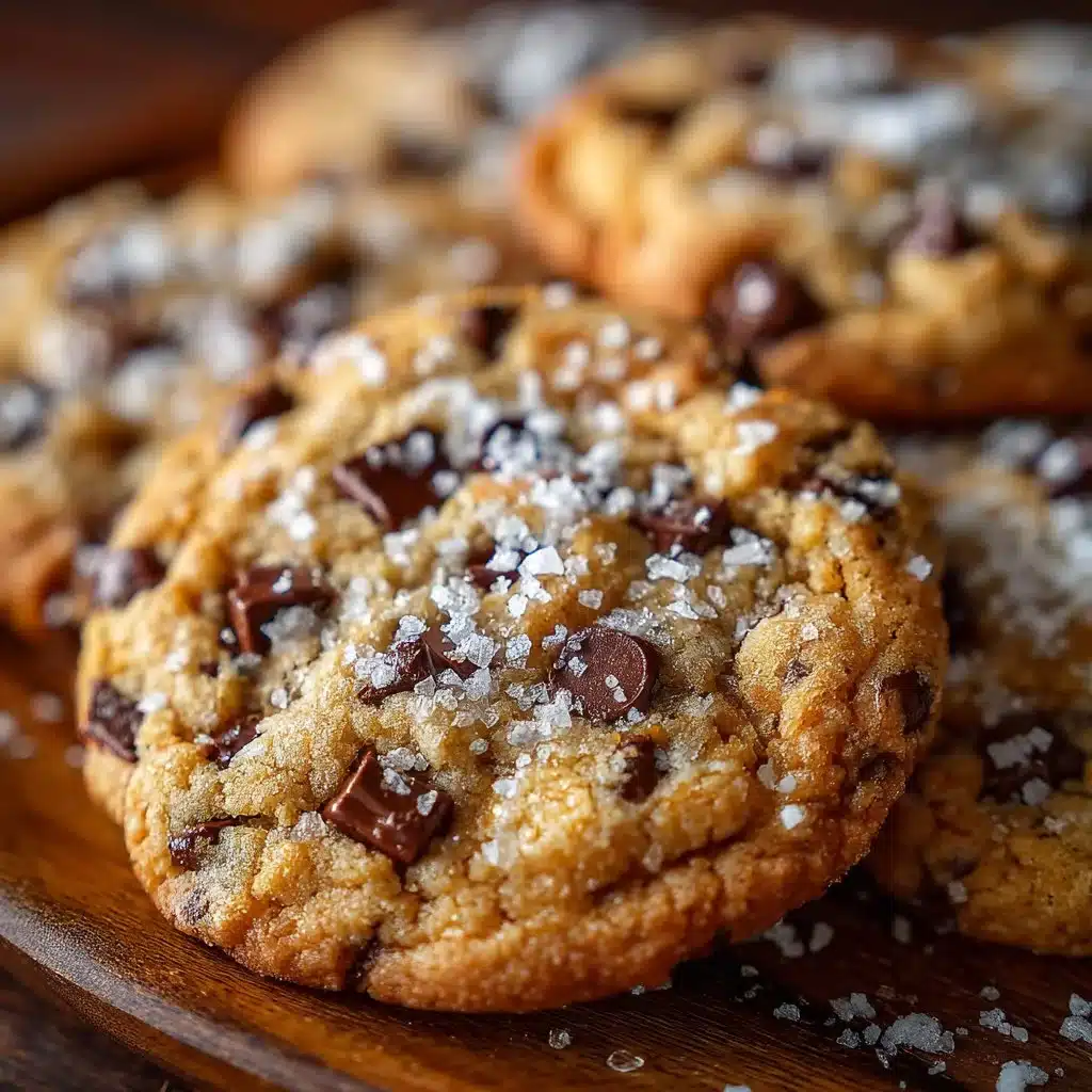 Delicious Winter Wonderland Chocolate Chip Cookies topped with chocolate chips.