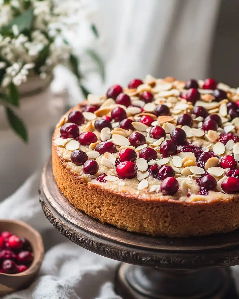 Almond Cranberry Cake