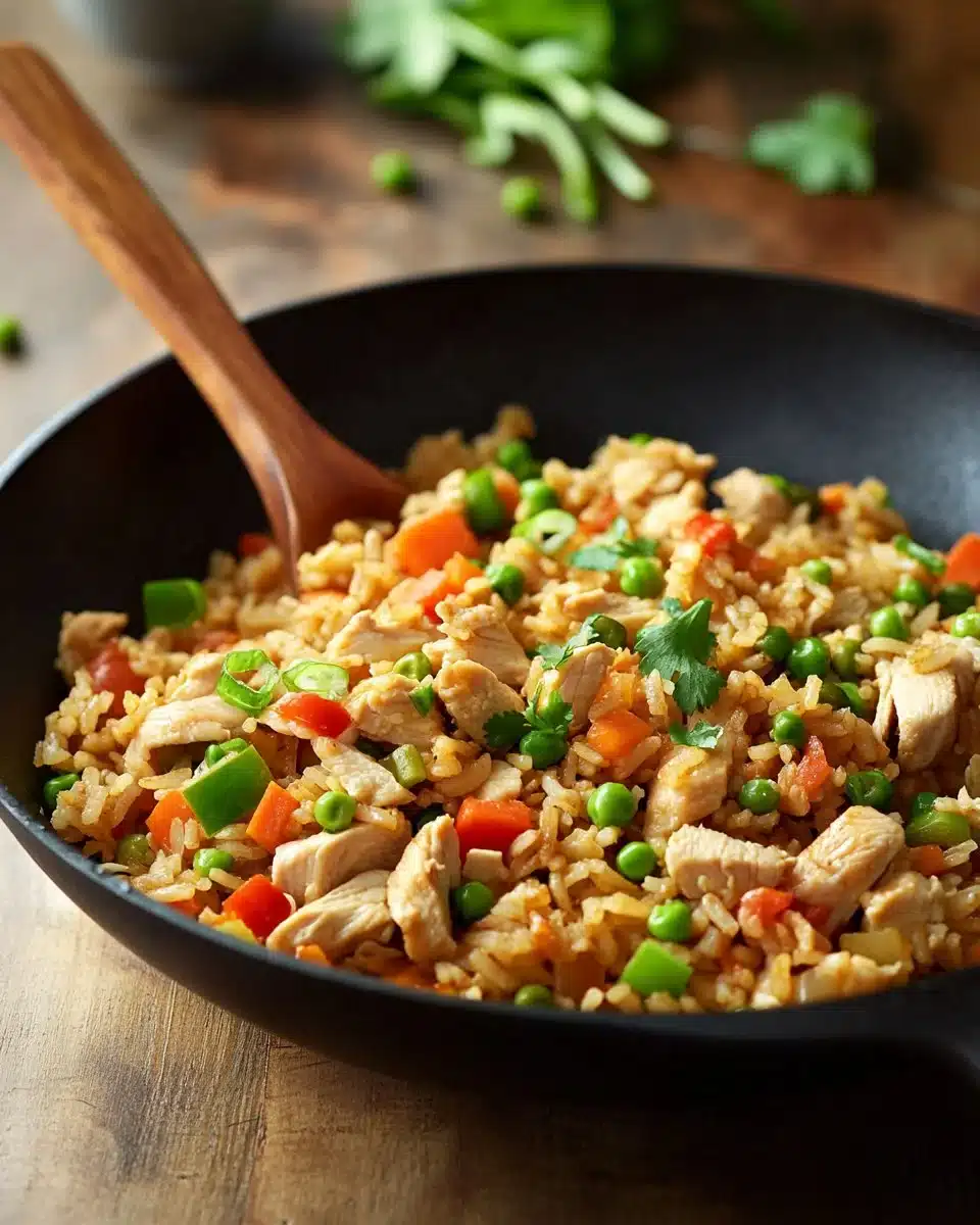High Protein Chicken Fried Rice