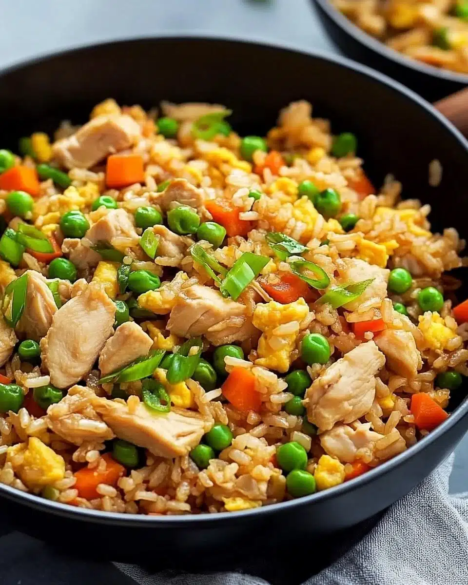 High Protein Chicken Fried Rice