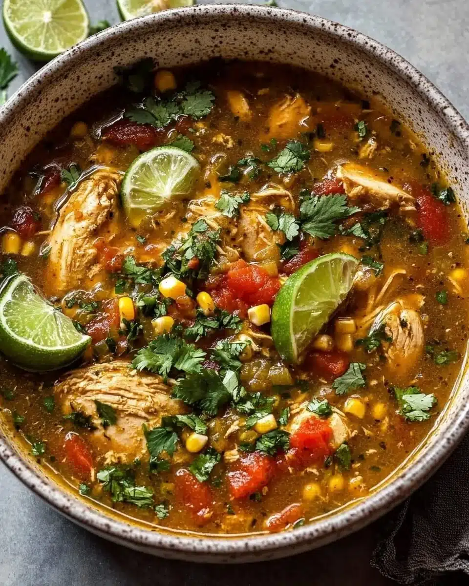Green Chile Chicken Stew Recipe