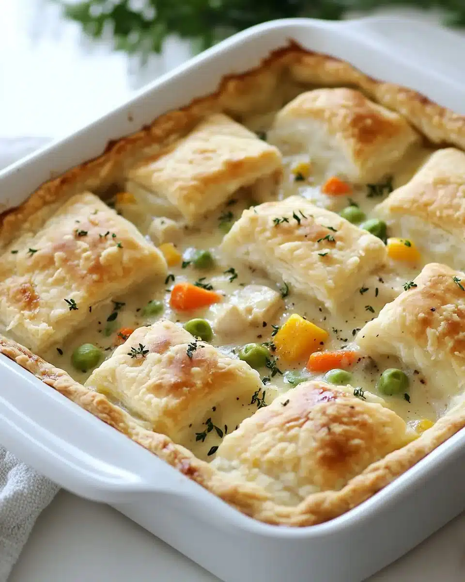 Easy Homemade Chicken Pot Pie Casserole