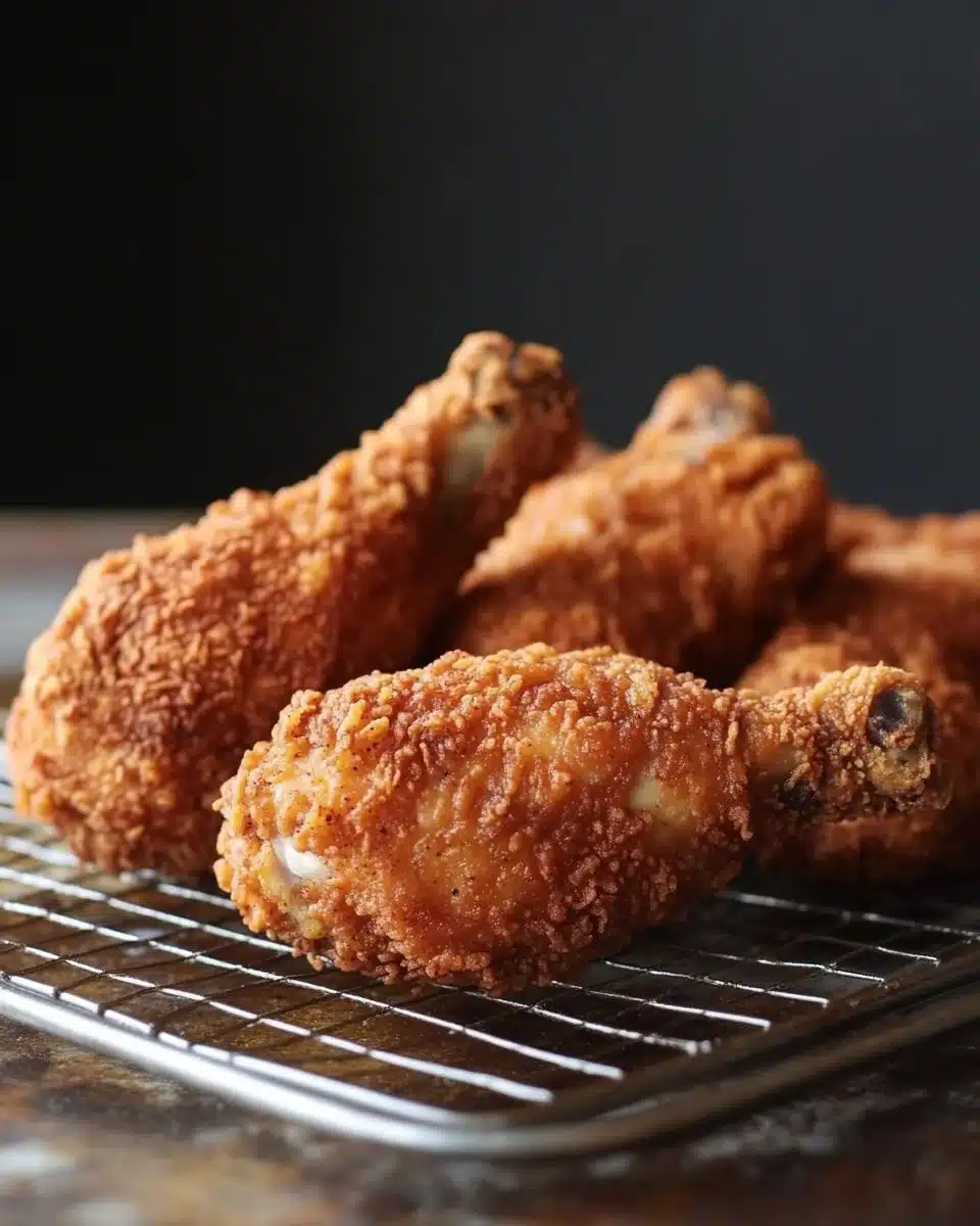 Crispy Spicy Buttermilk Fried Chicken