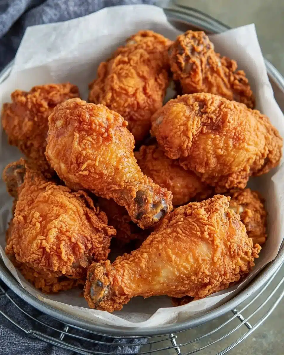 Crispy Spicy Buttermilk Fried Chicken
