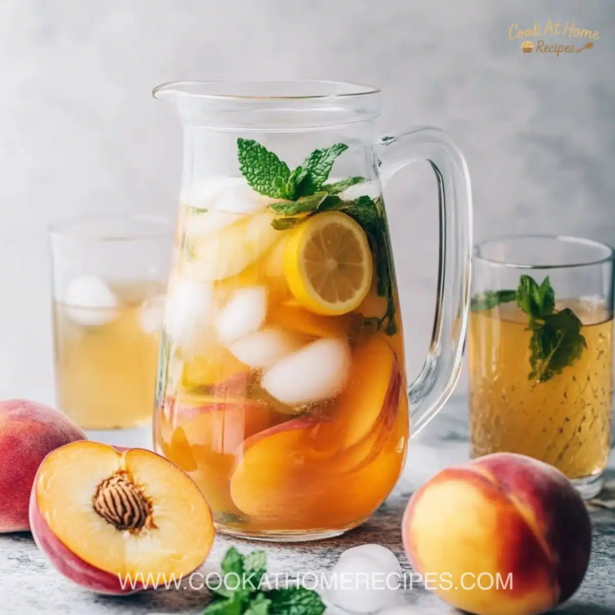Refreshing Peach Lemonade