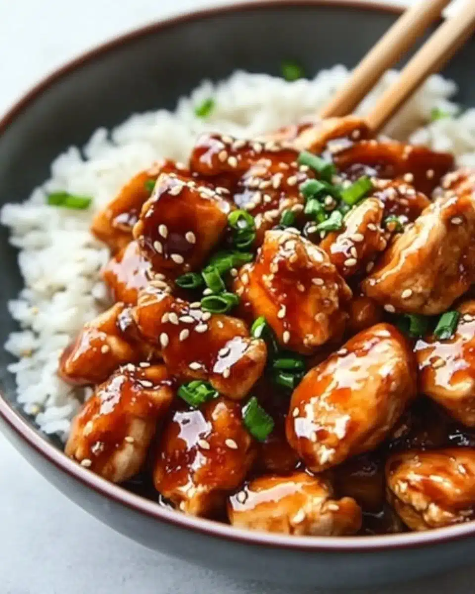 Teriyaki Chicken Rice Bowl