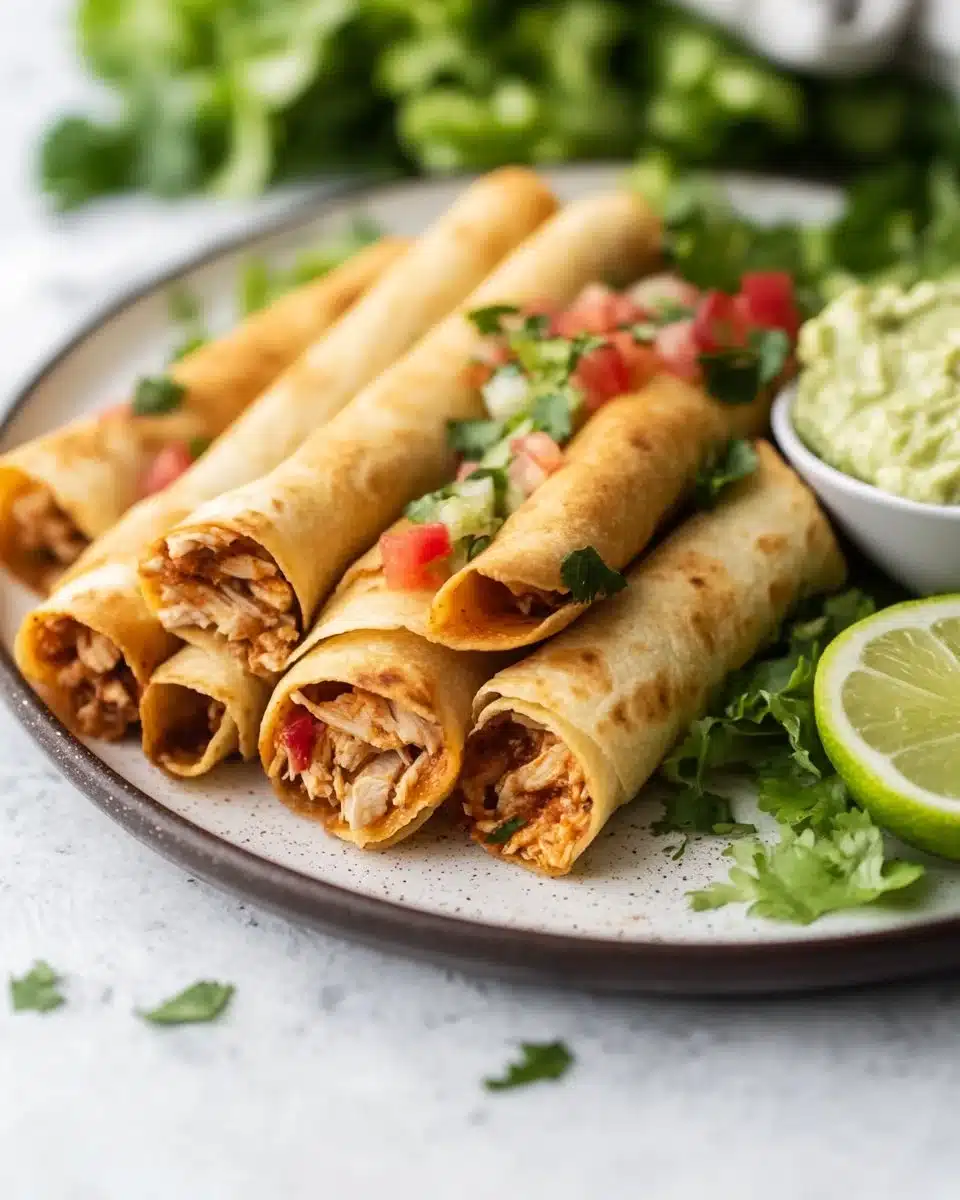 Easy Gluten-Free Chicken Taquitos Recipe