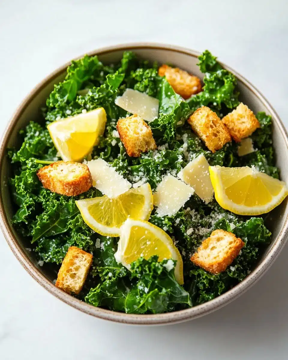 Lemon Parmesan Kale Salad
